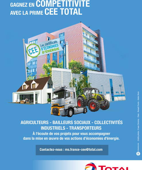 Création de Plaquette, Affiche, Flyer... 11 pub-Total-CEE-20-Bleu-web